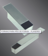FORMA PÃO DE FORMA FLANDRES COM TAMPA 30X10X10 IMECA MOD: 0701 - Código 2394
