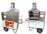 CARRINHO DE CHURRASCO ISOLADO 100X50X175 CM ALSA - MOD: C.C.2